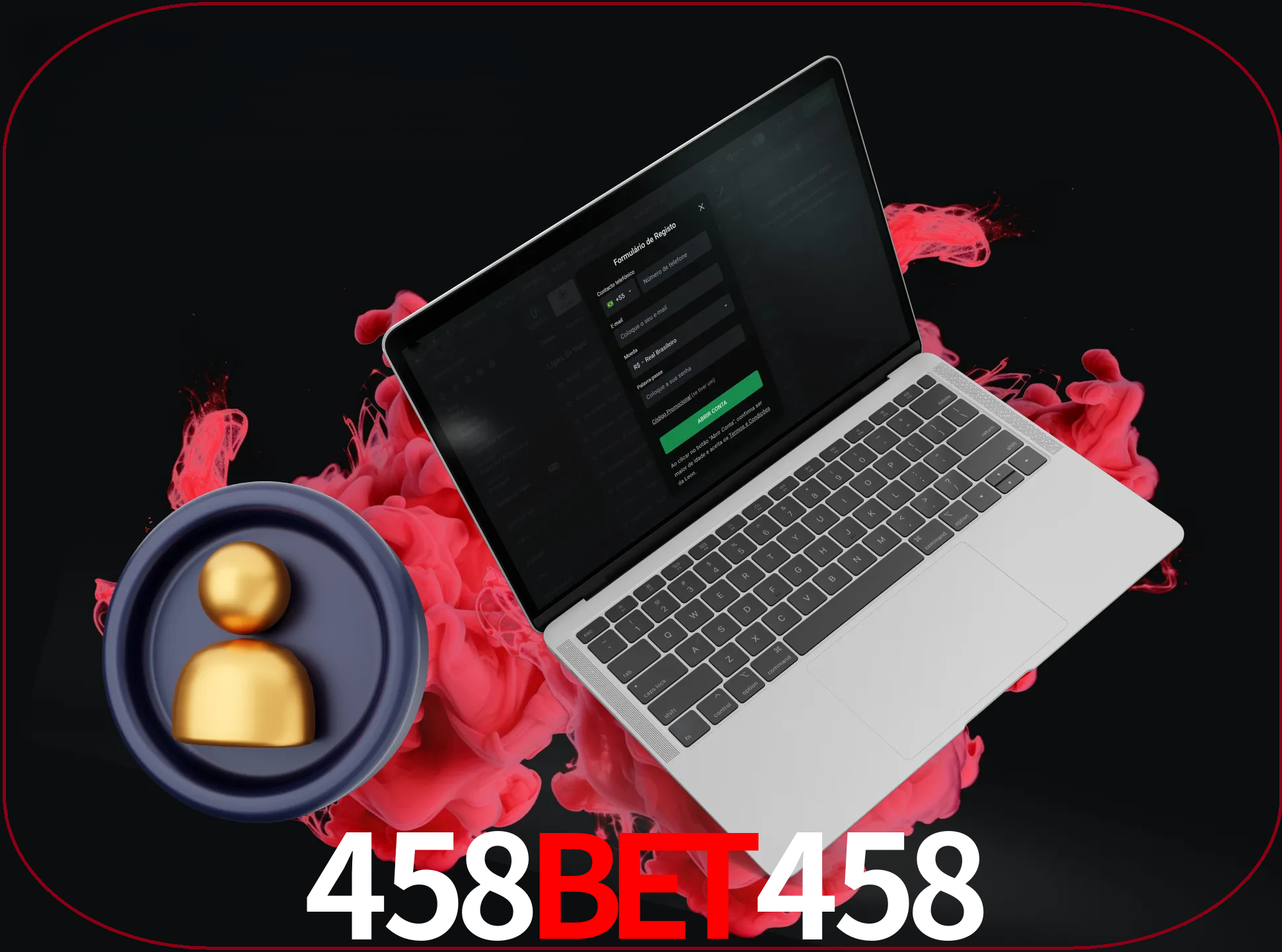 No cabeçalho do site 458BET458, clique no botão que o levará a um formulário especial onde terá de introduzir as suas informações actuais.