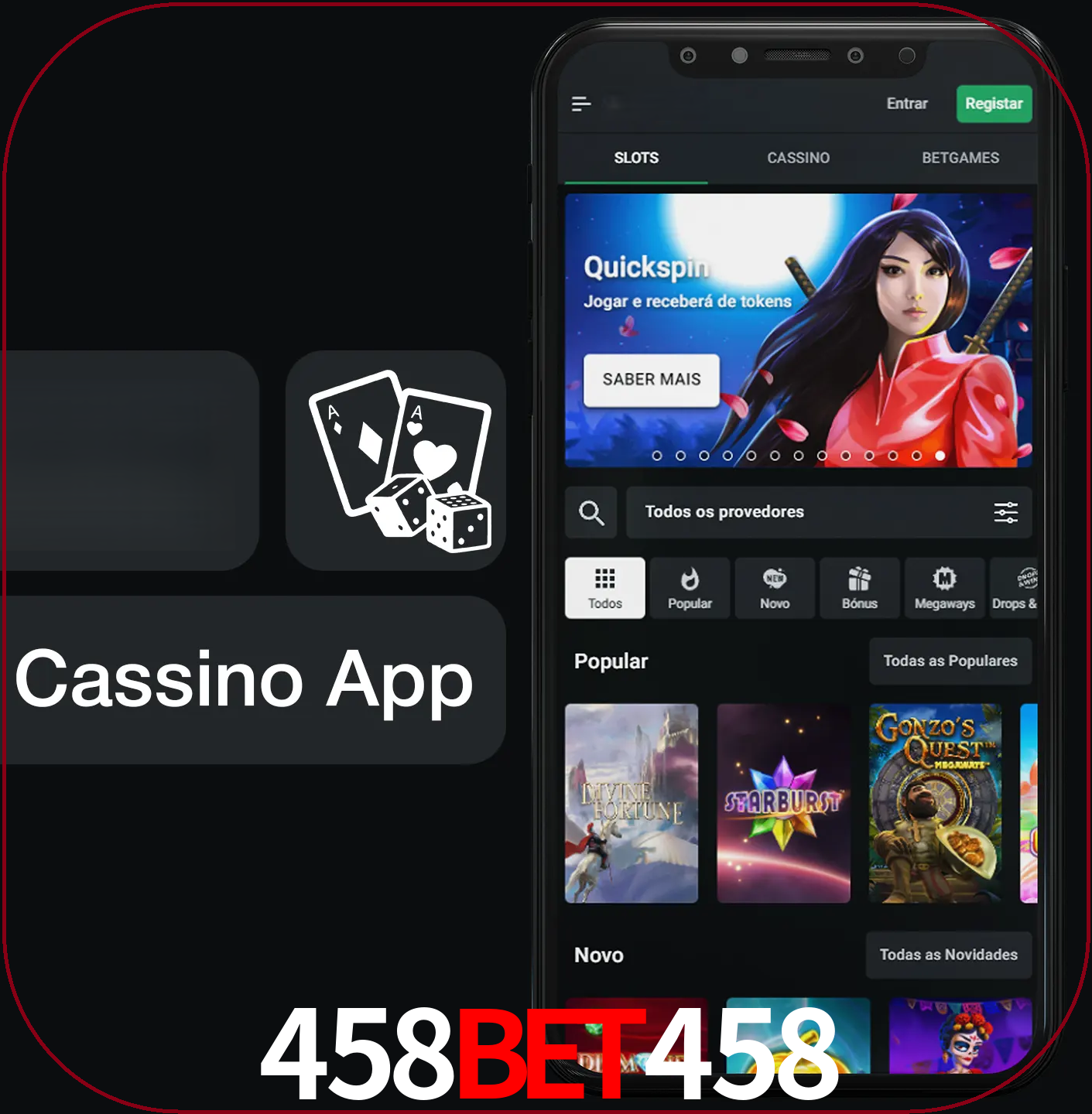 Jogue jogos de cassino e ganhe.