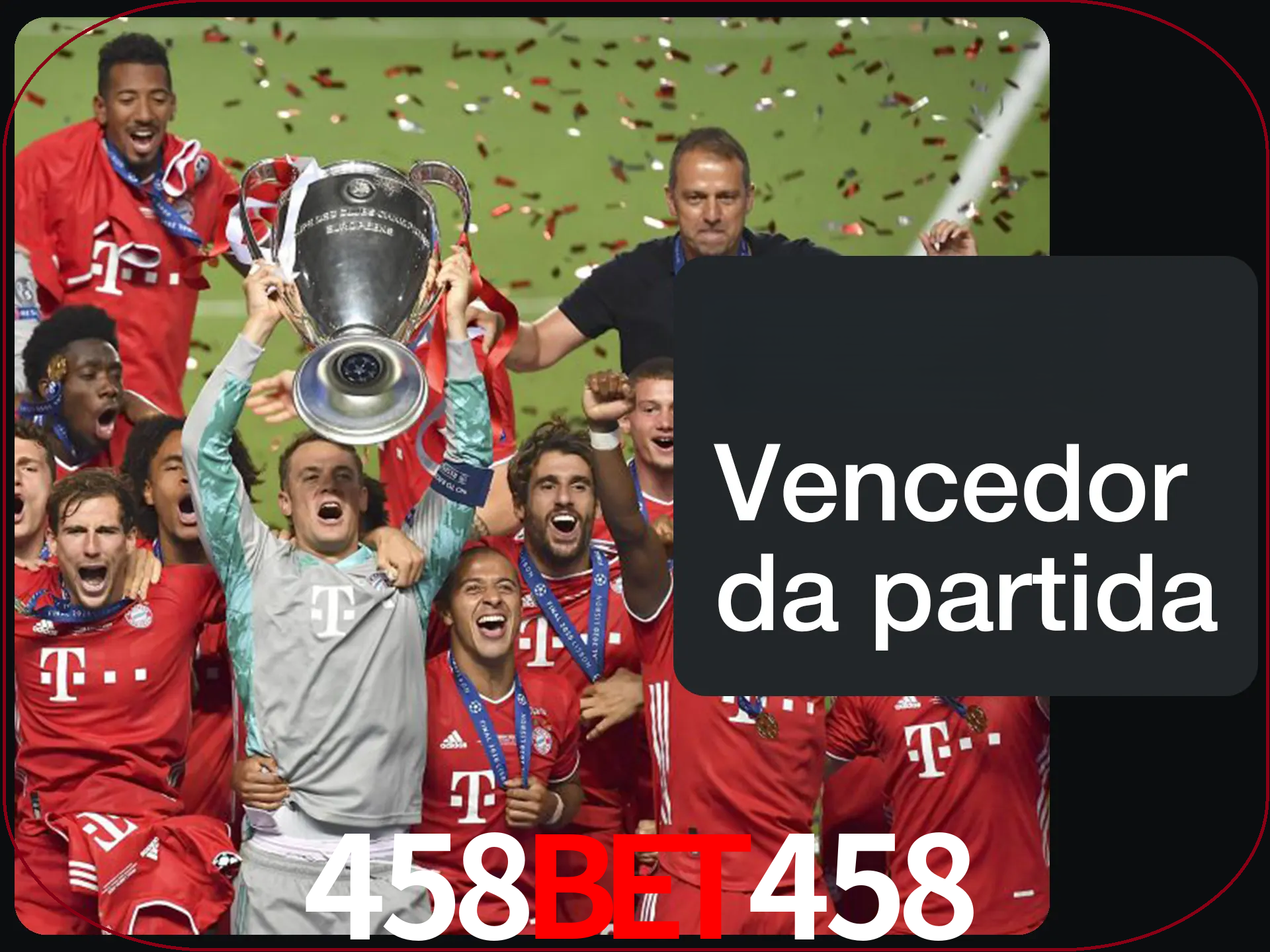 Aposte no vencedor e ganhe uma grande quantia de dinheiro.